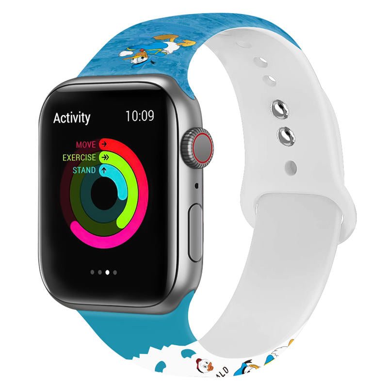 Soft Silicone Cartoon Donald Duck Bands for Apple Watch Series SE/6/5/4/3/2/1-C19
