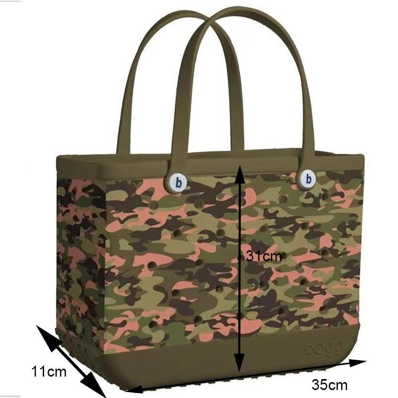 Waterproof Washable Tote For Beach Boat Pool Work School Sports-Camouflage