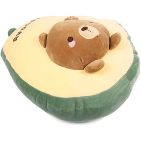 Bear Plush Stuffed Animal Pillow-Cute Avocado Squishy Hugging Plushie-Gifts for Kids