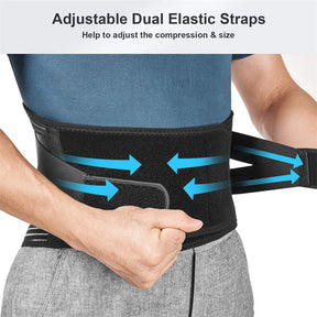 The Double Pressurized Breathable Elastic Back Support Belt May Relieve Back Pain Waist Belt