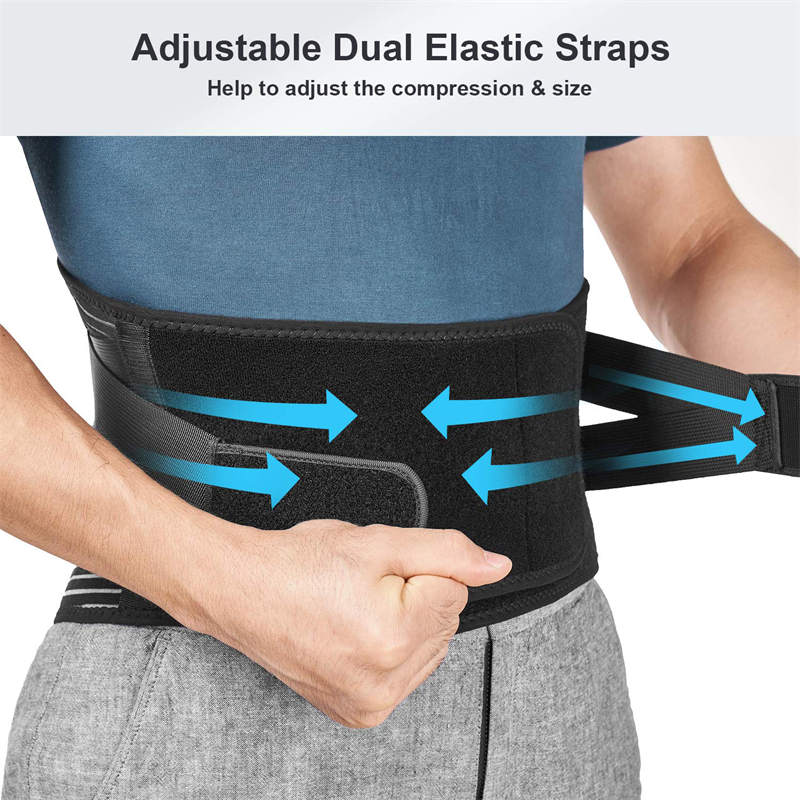 The Double Pressurized Breathable Elastic Back Support Belt May Relieve Back Pain Waist Belt