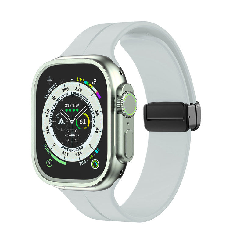 Magnetic Sports Band with Quick Release Soft Silicone for Apple Watch-9