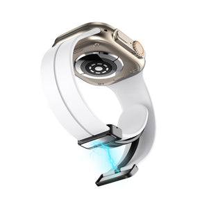 Magnetic Sports Band with Quick Release Soft Silicone for Apple Watch-5