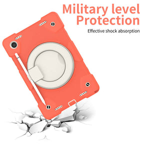 Tab A 8 X200/X205 Samsung Tablet Case with 360¡ãSwivel Stand-Coral Orange