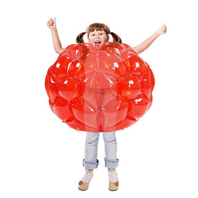 Inflatable Bubble Balls for Kids  2 Pack Inflatable Buddy Bumper Balls Sumo Game-Red