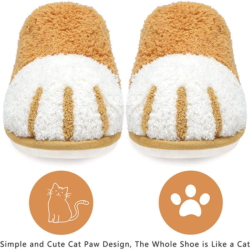 Memory Foam Unisex Slippers Comfortable Cute Animal Soft Shoes-Yellow