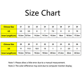 Casual Toddler Flat Shoes Boys Girls Soft Slippery Loafers-Yellow