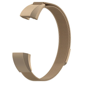 Magnetic Milanese Stainless Steel Strap  For Fitbit Alta/Alta HR Fashion Accessorie-Champagne