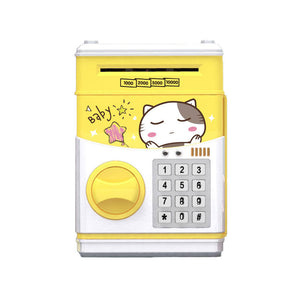 Children's Electronic Piggy Bank with Password Cute ATM Piggy Bank Great Toy Gift-GoodNightCat