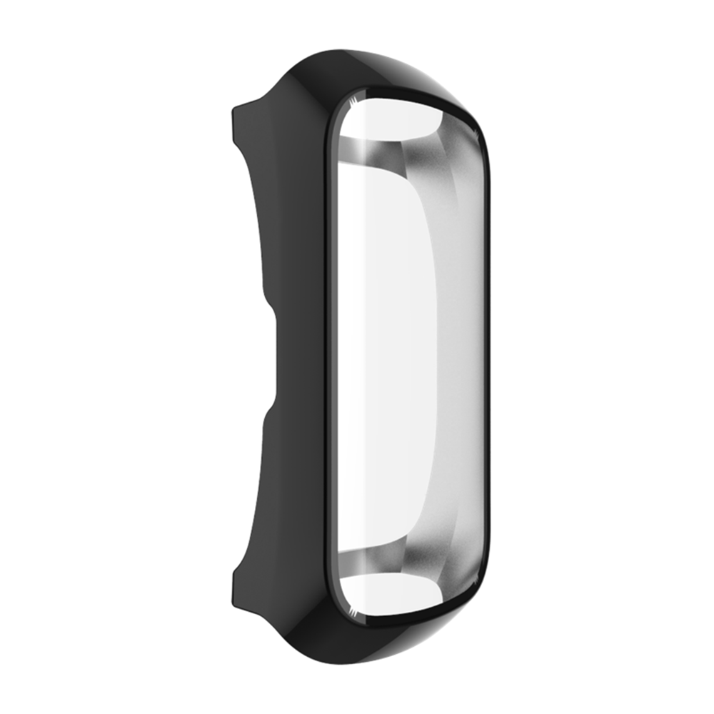 TPU Soft Slim Plating Full-Around Protective Watch Case Cover For Samsung Fit E-Black