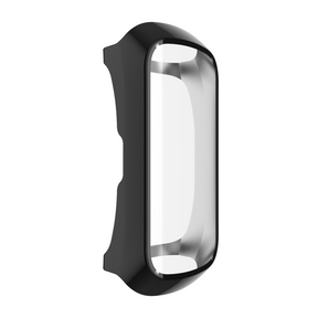 TPU Soft Slim Plating Full-Around Protective Watch Case Cover For Samsung Fit E-Black