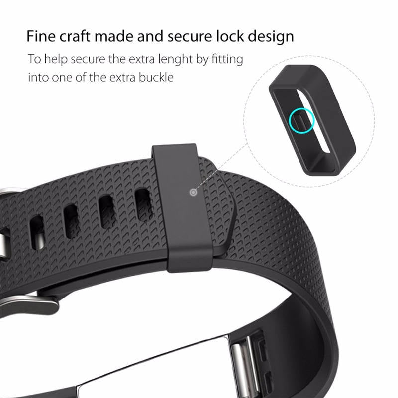 Replacement Strap For Fitbit Charge 2 Silicone Adjustable Sports Wristband-Mint Green