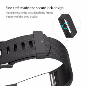 Replacement Strap For Fitbit Charge 2 Silicone Adjustable Sports Wristband-Teal