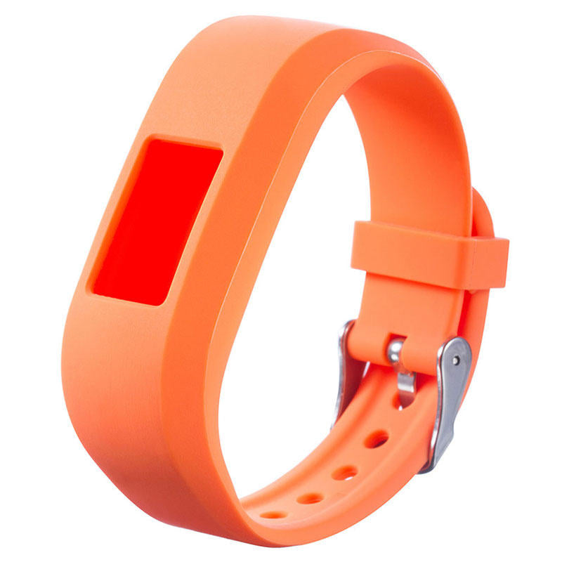 Silicone Replacement Watch Band For Garmin Vivofit 3-Orange