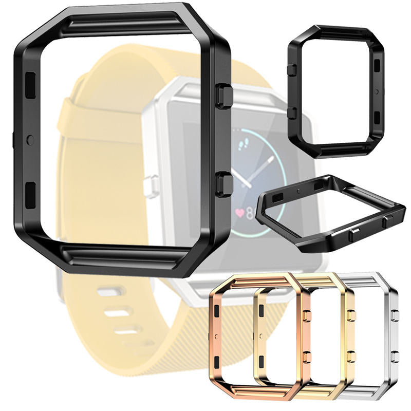 Frame Case Cover For Fitbit Blaze Smart Watch Replacement Accessories-Black