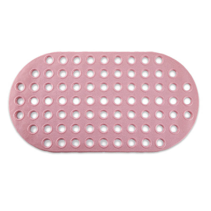 Soft Bathtub and Shower Mat Non Slip with Drain Holes-Pink