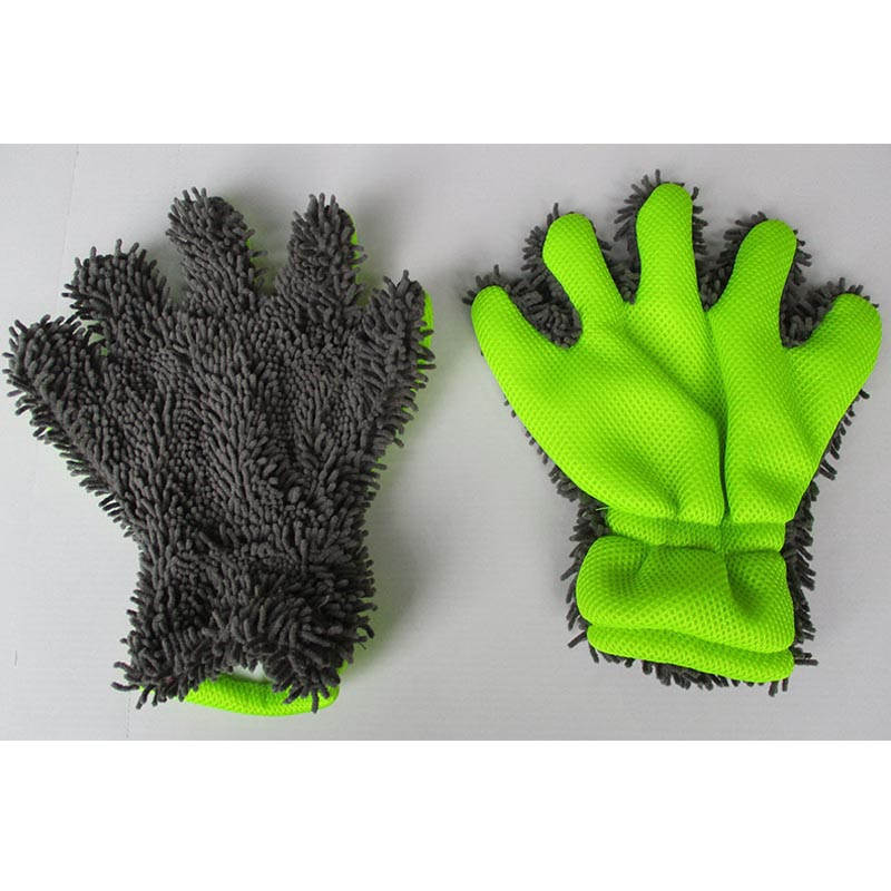 Auto Detailing Cleaning Glove Double Sided Microfiber for Interior Exterior