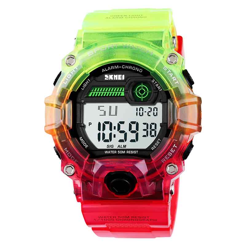 Kids LED Sports Watch Waterproof Digital Electronic Military Watches-MixedColor3