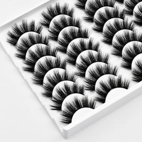 3D Multi-Layer False Eyelashes 14 Pairs Fluffy Cat Eye Lashes-E06