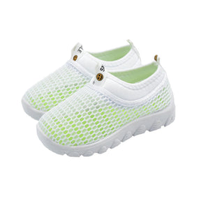 Toddler Kids Water Shoes Breathable Mesh Running Sneakers Sandals for Boys Girls-White