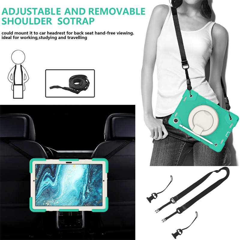 Tab A 8 X200/X205 Samsung Tablet Case with 360¡ãSwivel Stand-Mint Green