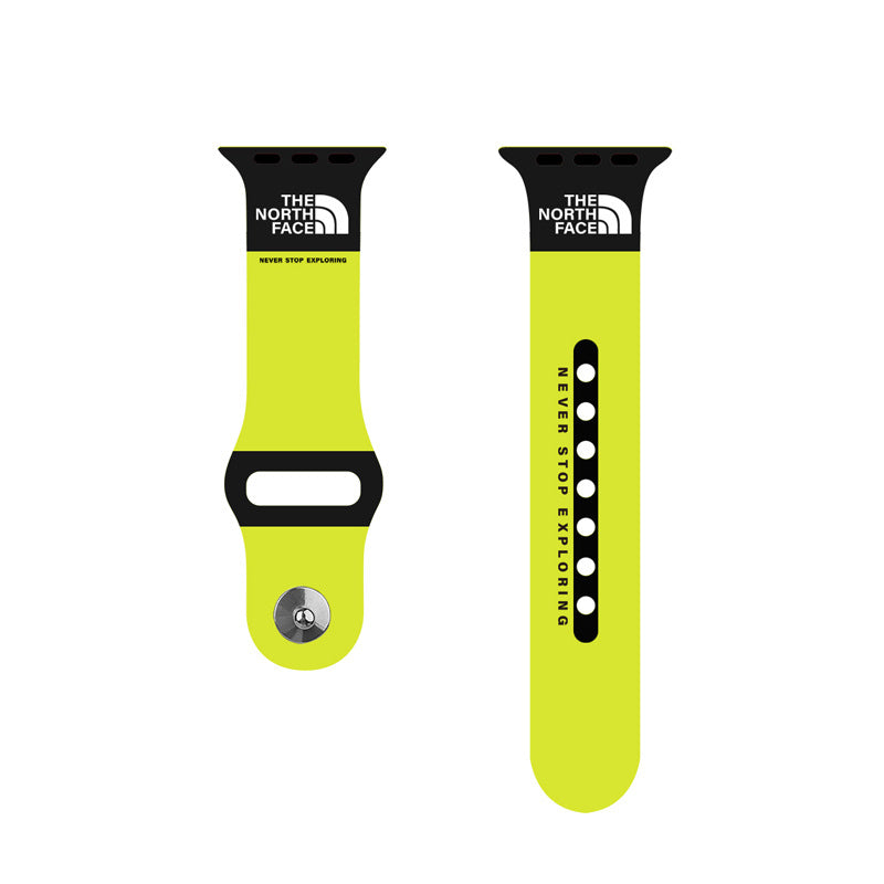 Sports Band Soft Silicone Breathable Waterproof for Apple Watch-Green2