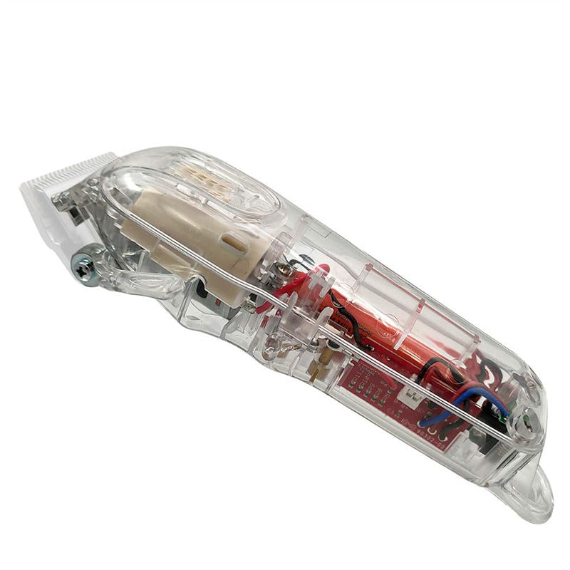 Clear DIY Back Housing Transparent Back Cover for Wahl 5-Star Series Magic Clipper Cordless 8148-White