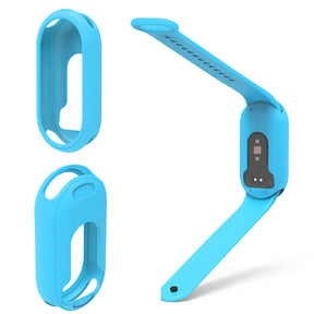 3 Pcs Silicone Watch Protective Cases Shock proof for Mi 8 Watch-A