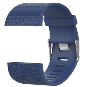 Soft Silicone Band For Fitbit Surge Smart Watch Replacement Accessories-Dark Blue