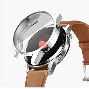 TPU Soft Slim Fall Prevention Full Cover Watch Case For Huawei GT2 46MM-Silver