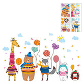 Creative Cartoon Removable 3D Wall Stickers Animal Balloon Decoration For Children Room-14