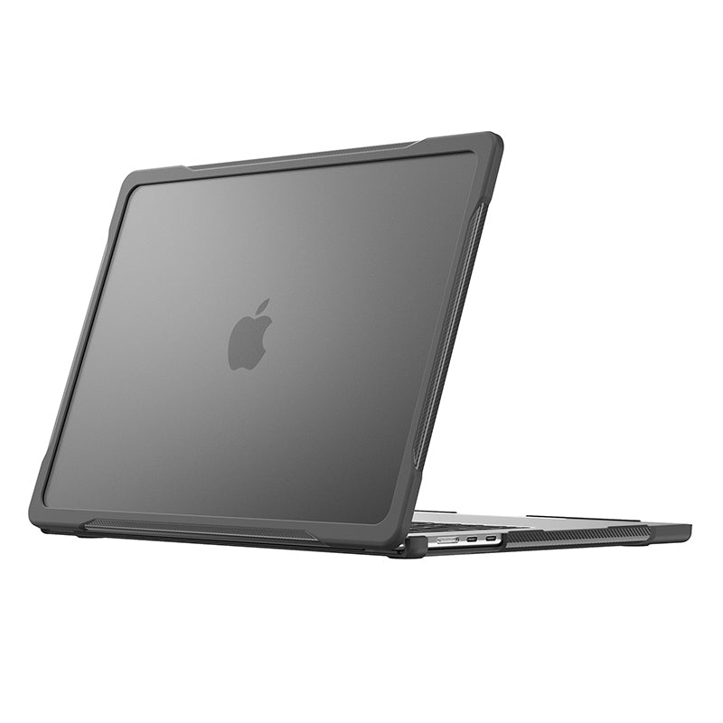 Shockproof Case Solid Color Compatible with Macbook Air 15 2023 A2941-Black