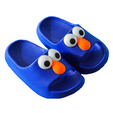 Toddler Boys Girls Slide Slippers Non-Slip Summer Beach Pool Shoes-EyeDarkBlue