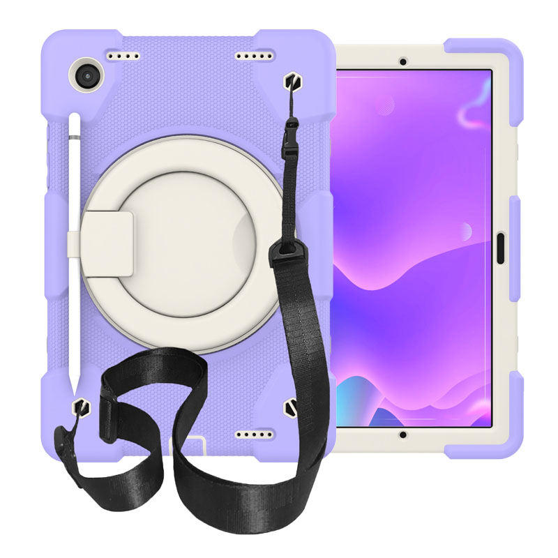 Tab A 8 X200/X205 Samsung Tablet Case with 360¡ãSwivel Stand-Taro Purple