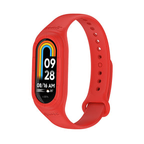 Silicone Watchband with Protective Case Shockproof for Mi 8 Watch-8