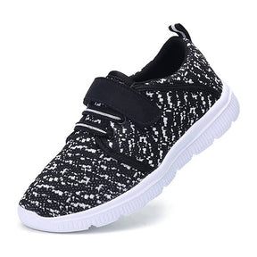 Kids Lightweight Breathable Running Sneakers Sport Casual Shoes for Boys Girls-Black