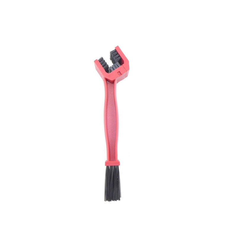 Bicycle Motorcycle Chain Washing Cleaning Brush-Red