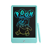 LCD Writing Tablet Doodle Board 10Inch Colorful Drawing Tablet Toys Girls Boys-Blue