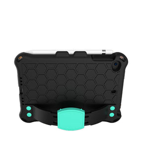 Hive iPad Case For iPad Mini 1/2/3/4/5 Durable Stand Cover With Shoulder Strap-BlackAqua