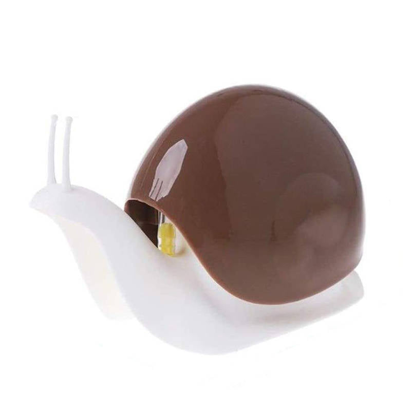 Cute Snail Soap Dispenser for Kitchen Bathroom Accessories-Brown