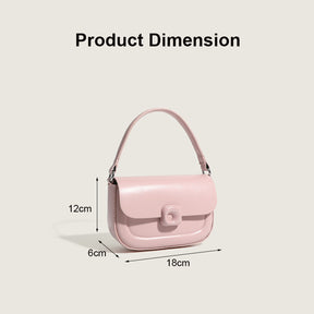 Tote Bag for Women Casual Zipper Lightweight Handbag with Chain-Pink