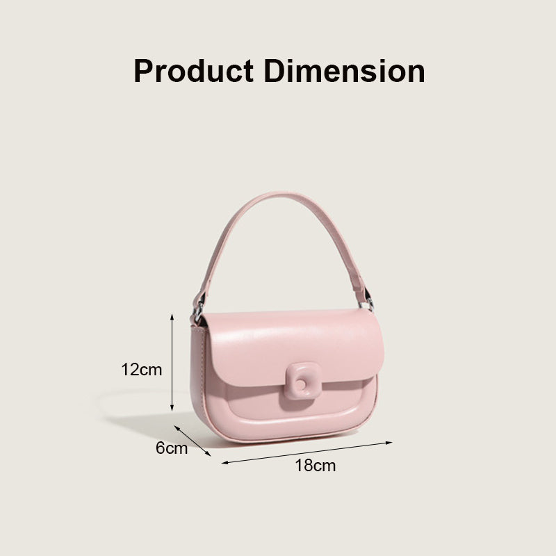 Tote Bag for Women Casual Zipper Lightweight Handbag with Chain-Pink