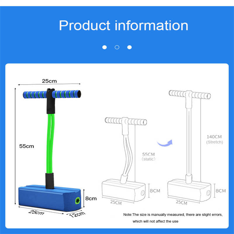 Foam Pogo Jumper for Kids Toys for 3-12 Year Old Boys Pogo Stick Toys Birthday Xmas Gifts-Green