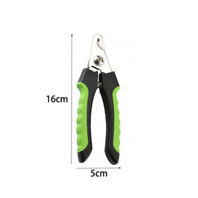 Dog Nail Clippers and Trimmer with Quick Safety Guard to Avoid Over-Cutting Toenail-Black Green