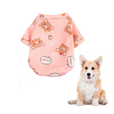 Pet Clothes for Cats and Dogs Cute Cartoon Clothing Two-legged Style-D