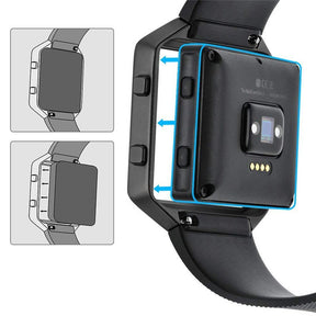 Frame Case Cover For Fitbit Blaze Smart Watch Replacement Accessories-Gold
