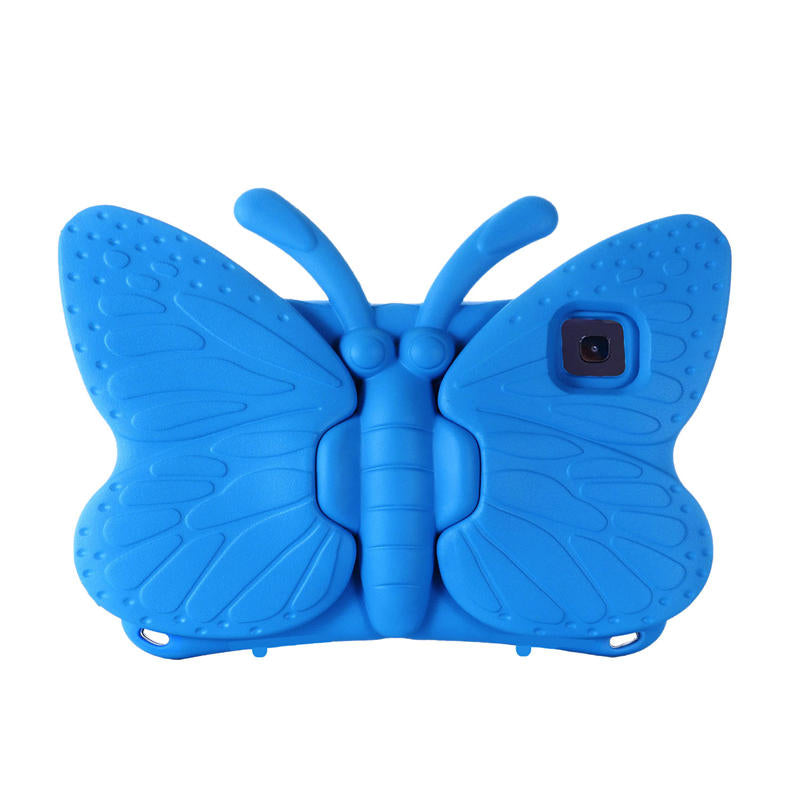 Butterfly Samsung Tablet Case for Galaxy Tab A8 10.5 Inch 2021 (SM-X200/SM-X205/SM-X207)-Blue