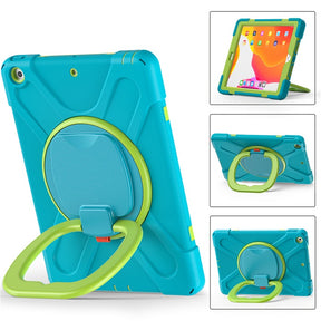 B-OnePiece iPad Case+Neck Strap For iPad Mini 1/2/3/4/5/6-LightBlue&Olivia