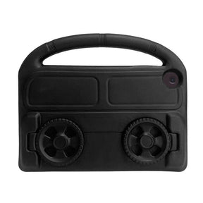Wheel Samsung Tablet Case For Tab A 10.1 T510/T515(2019) Shockproof Stand Cover With Handle Stand-Black