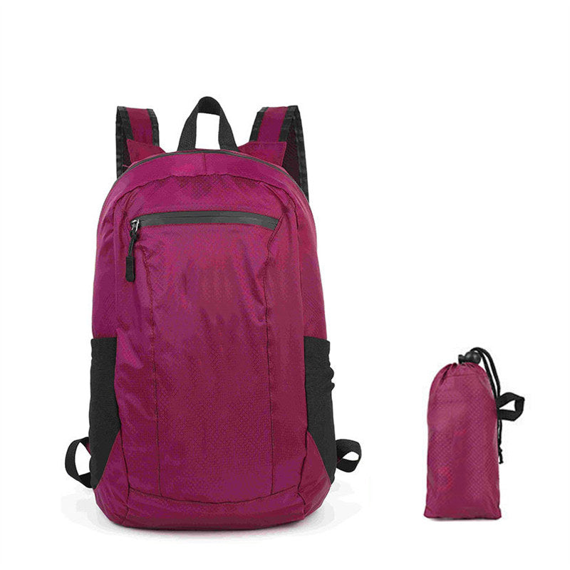 16L Ultra Lightweight Water Resistant Backpack for Hiking-Purple